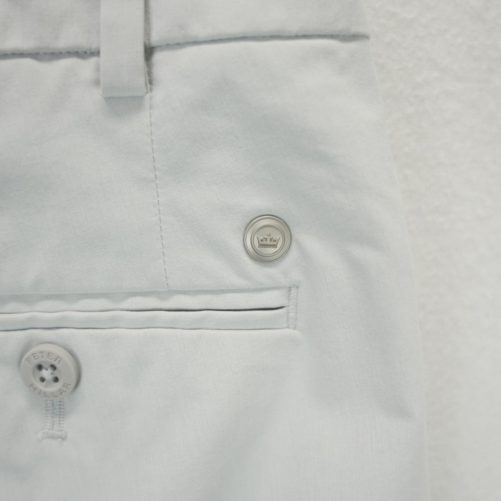Peter Millar Crown Crafted Surge Performance Shorts Gray Tailored Fit Mens 30 - Picture 10 of 10